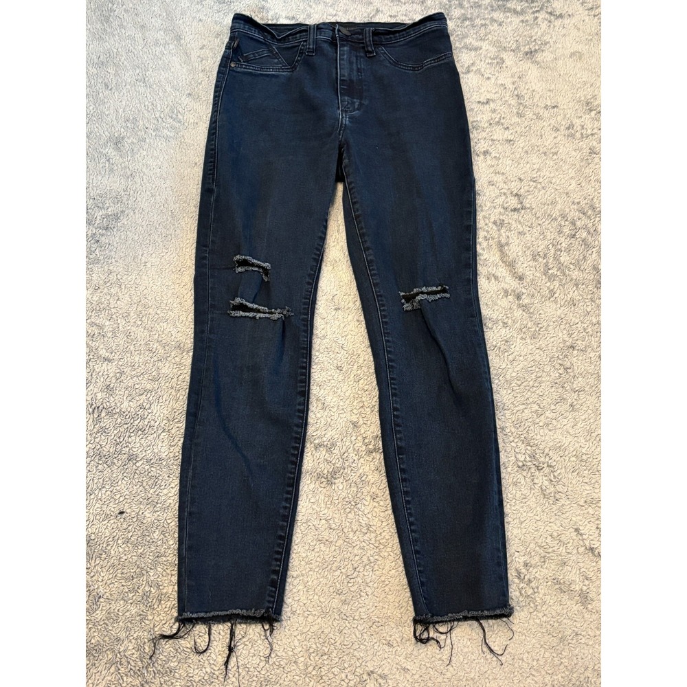 Rock & Republic Womens 8 Denim Rx Dark Wash High Roller Leggings R012252